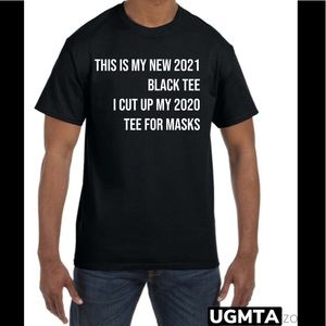 New Men 2021 Unisex Fun Black Tee